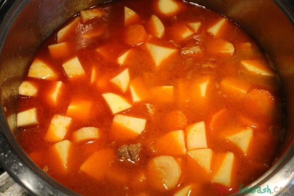 Add potatoes
