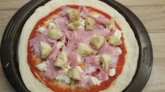 Ham and artichoke pizza recipe 6