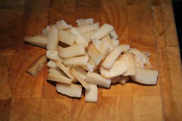 Lecso recipe 5 - Sliced speck