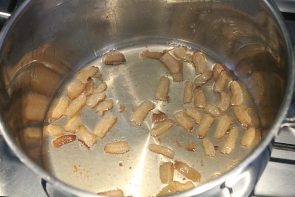 Lecso recipe 6 - Rendering speck fat