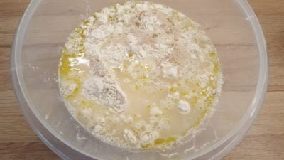 Pizza dough recipe 2 - all ingredients
