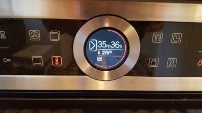 Wall oven pizza setting