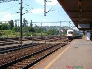Train in Budapest Kelenfold Railway Station