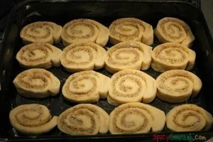 Hornet nest cake before baking