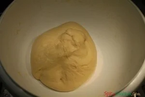 Hornest nest cake dough before proofing