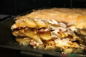 Layered Potatoes with Bechamel Sauce