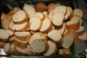 Sliced Hungarian kifle