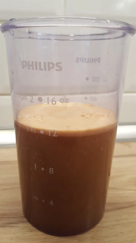 Apple juice from 2 lbs of apples