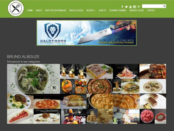 brunoskitchen.net cooking blog screenshot