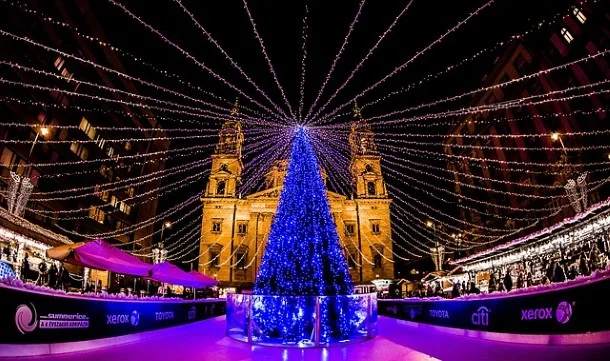 Budapest Christmas Market Basilica
