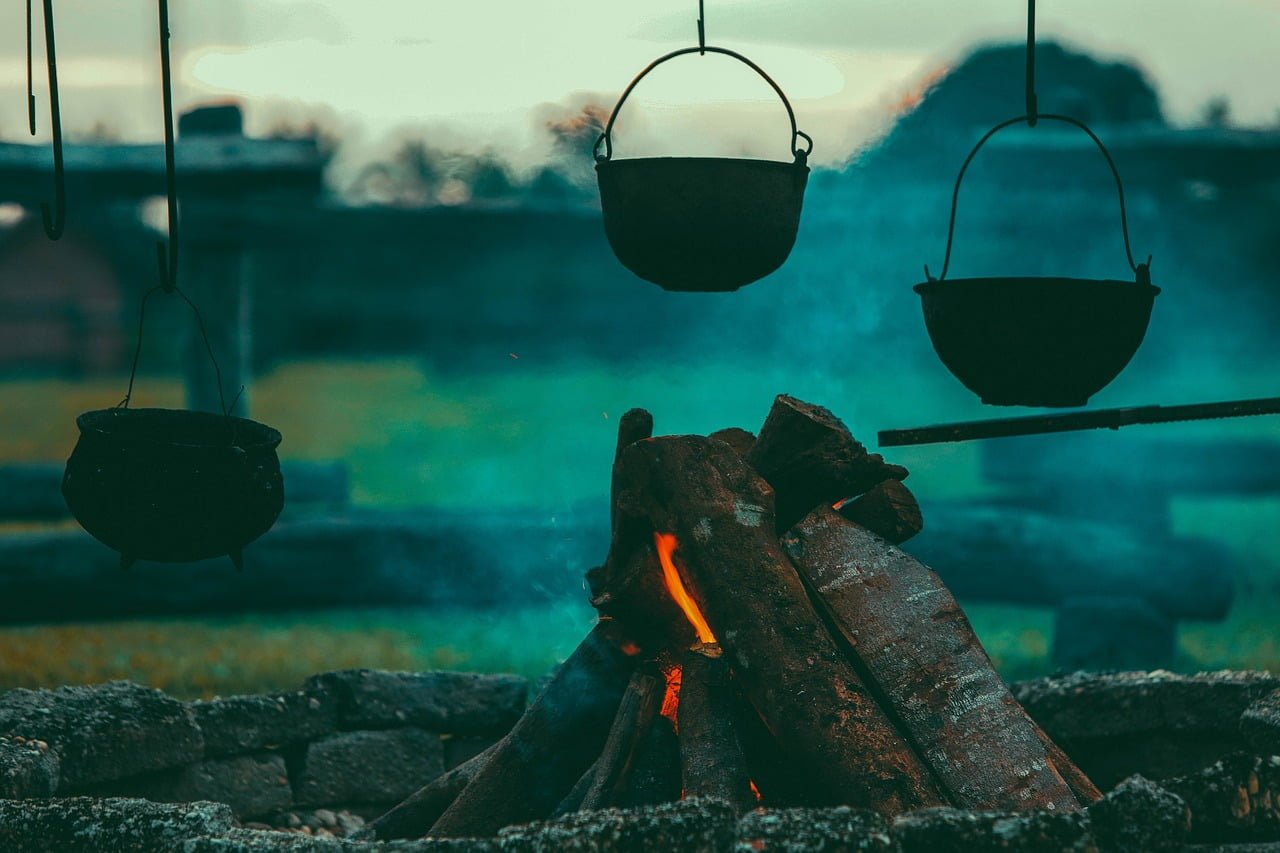 Camping cooking