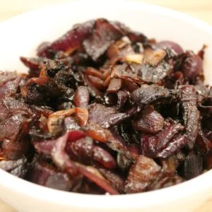 Caramelized red-onions