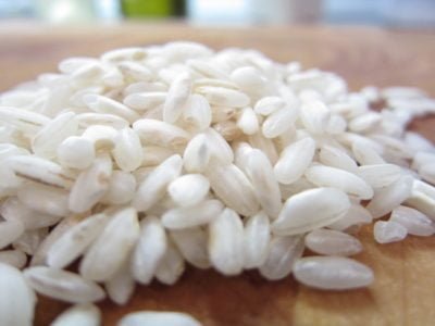 Carnaroli rice grains