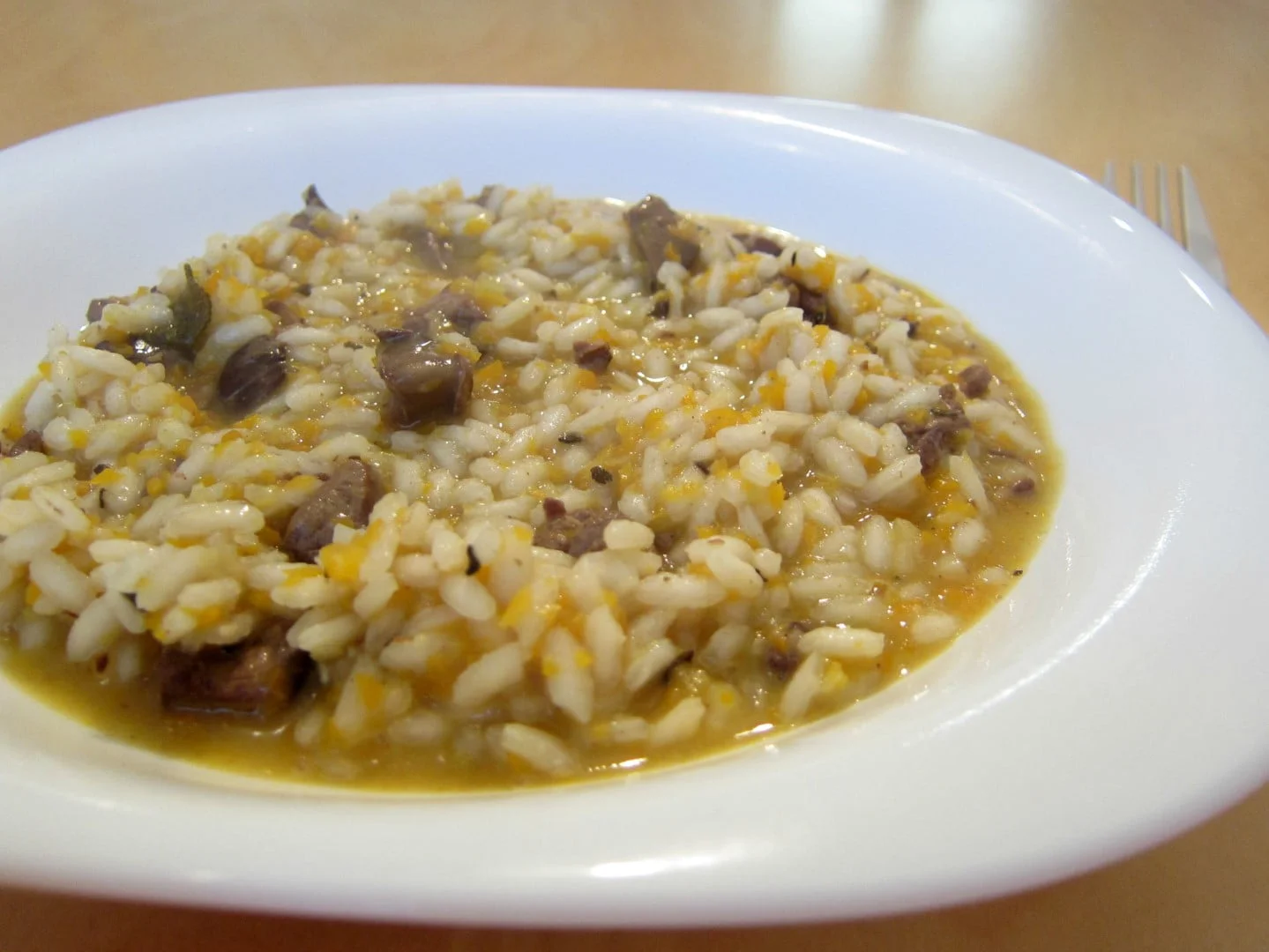 Chicken liver risotto