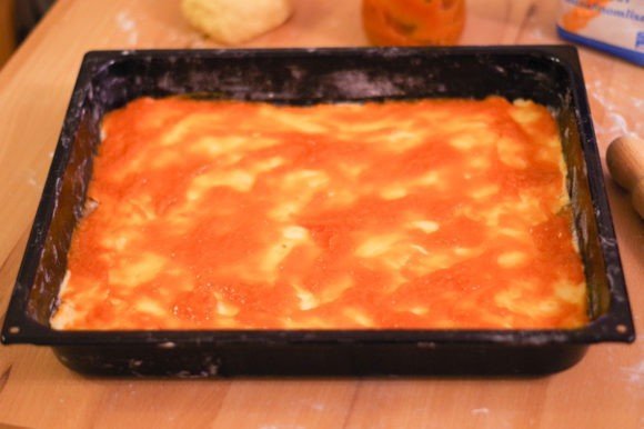 Gerbeaud cake recipe 6 - spread apricot jam