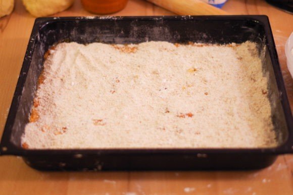 Gerbeaud cake recipe 6 - spread walnut