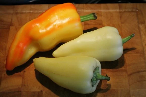 Hungarian green peppers