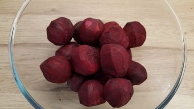 Peeled beets