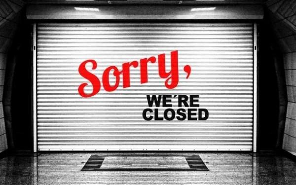 Shop closed